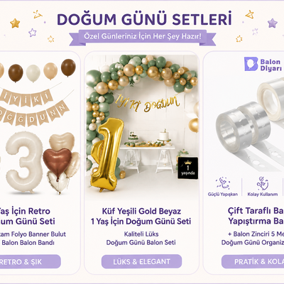 Konsept Doğum Günü Setleri