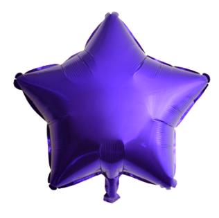 18 inç Yıldız Mor Renk Folyo Balon