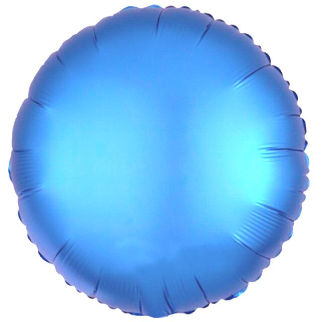 18 inç Yuvarlak Açık Mavi Renk Folyo Balon 43*43
