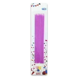 20 cm Pembe Mum 6'lı