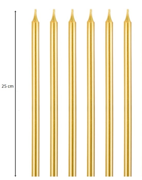 25 cm Gold Mum 6'lı