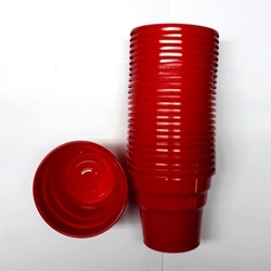 25'li Plastik Bardak Kırmızı
