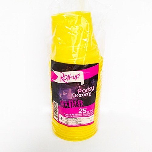 25'li Plastik Bardak Sarı