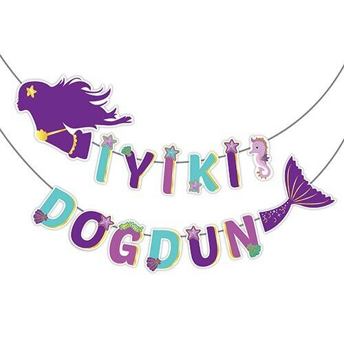 3D Banner Deniz Kızı İyi Doğdun