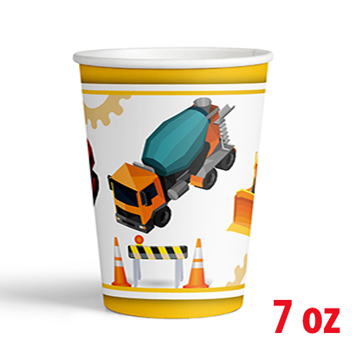 7 Oz Karton Bardak İnşaat 8'li