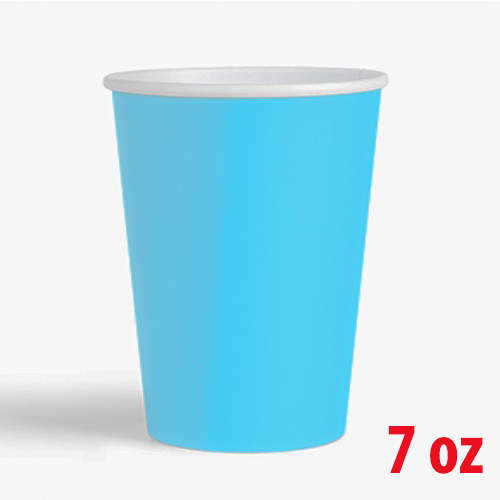 7 Oz Karton Bardak Mavi 8'li