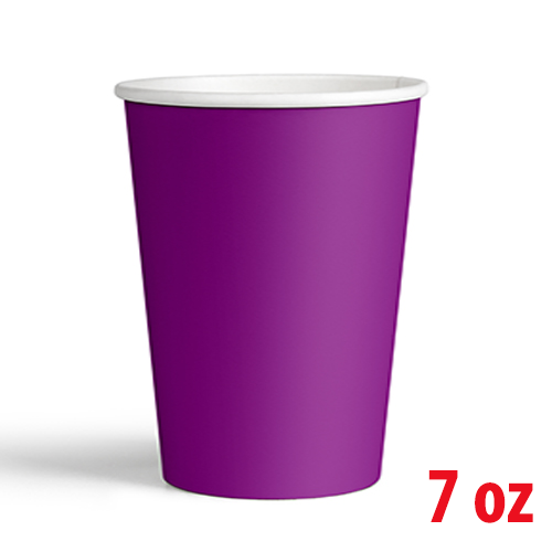 7 Oz Karton Bardak Mor 8'li