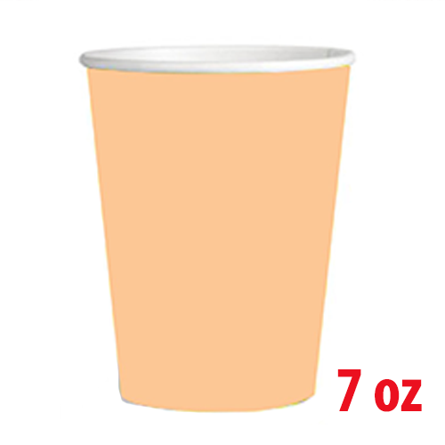 7 Oz Karton Bardak Somon 8'li