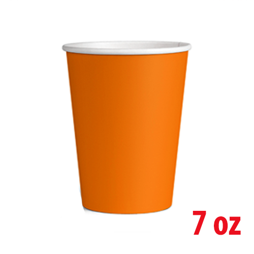7 Oz Karton Bardak Turuncu 8'li