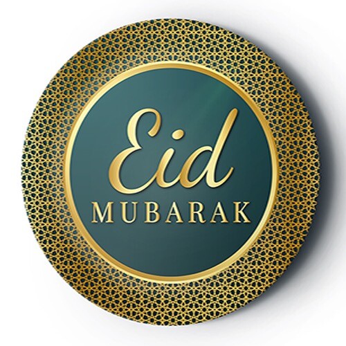 8'li Karton Tabak Eid Mubarak