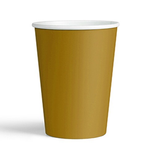 8 Oz Karton Bardak Gold 8'li