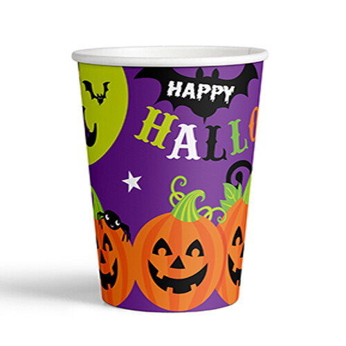 8 Oz Karton Bardak Hallowen 8'li