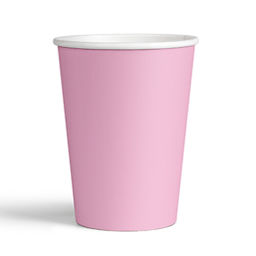 8 Oz Karton Bardak Pembe 8'li