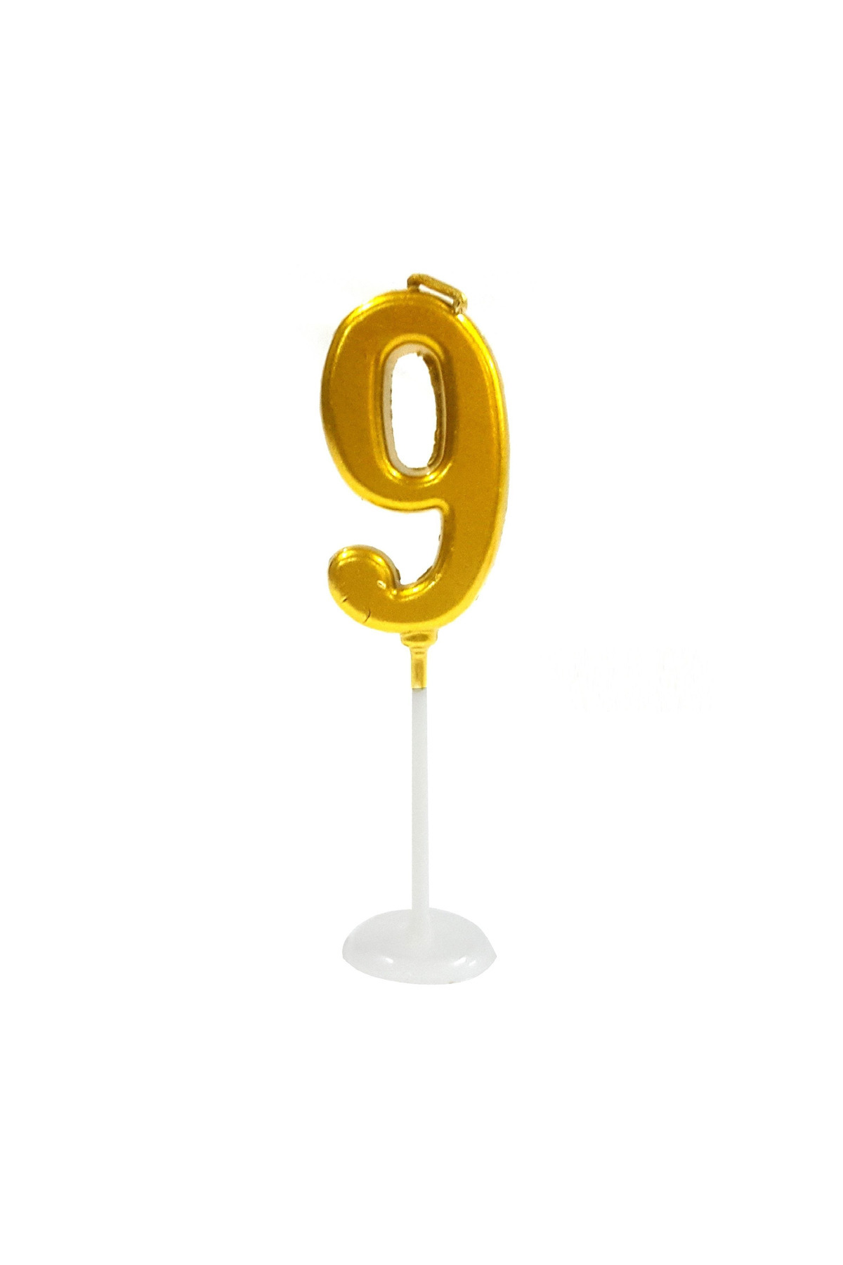 9 yaş doğum günü pasta mumu yaş mumu rakam mum sayı 9cm