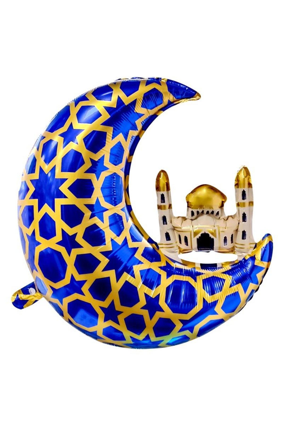 ay kubbe cami ramazan folyo balon Büyük boy