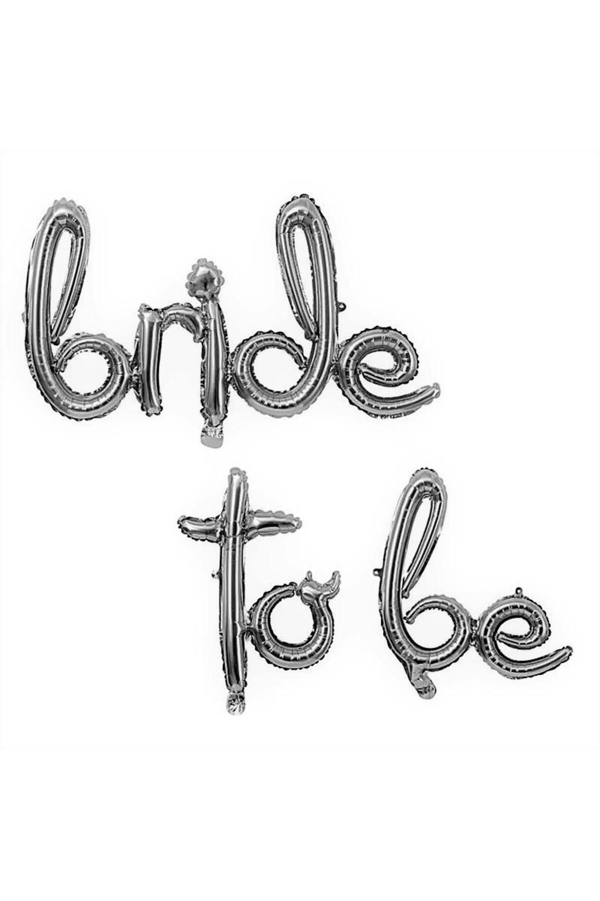 Bride to Be Gümüş Folyo Balon Seti – Bekarlığa Veda Partiniz İçin Mükemmel Dekor!
