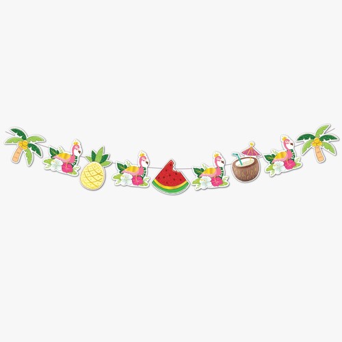 Dekoratif Banner Flamingo