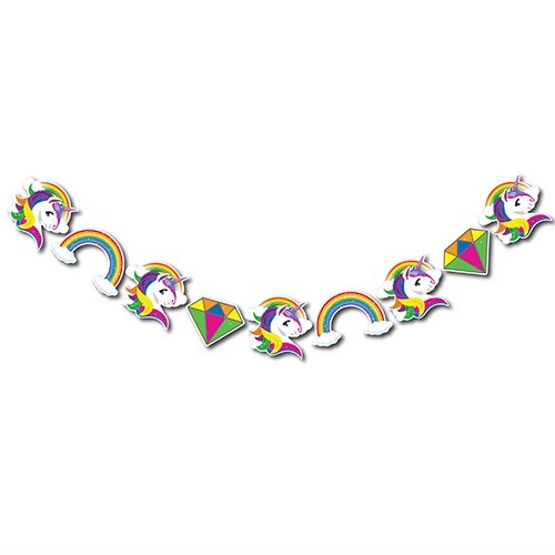 Dekoratif Banner Unicorn