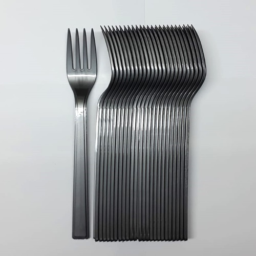 Eco 25'li Plastik Çatal Silver