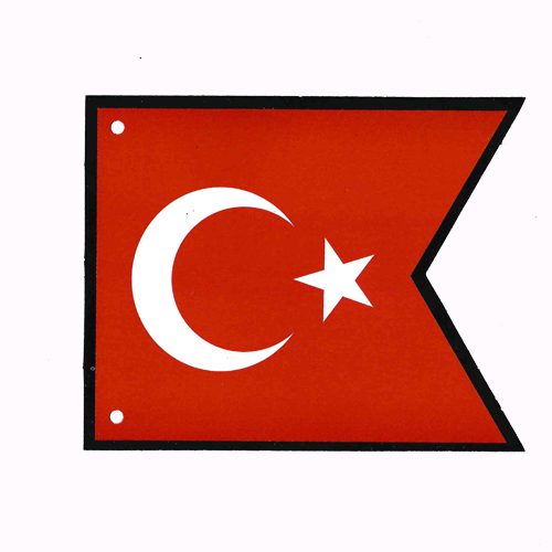 Eco Zikzak Banner Türk Bayrak