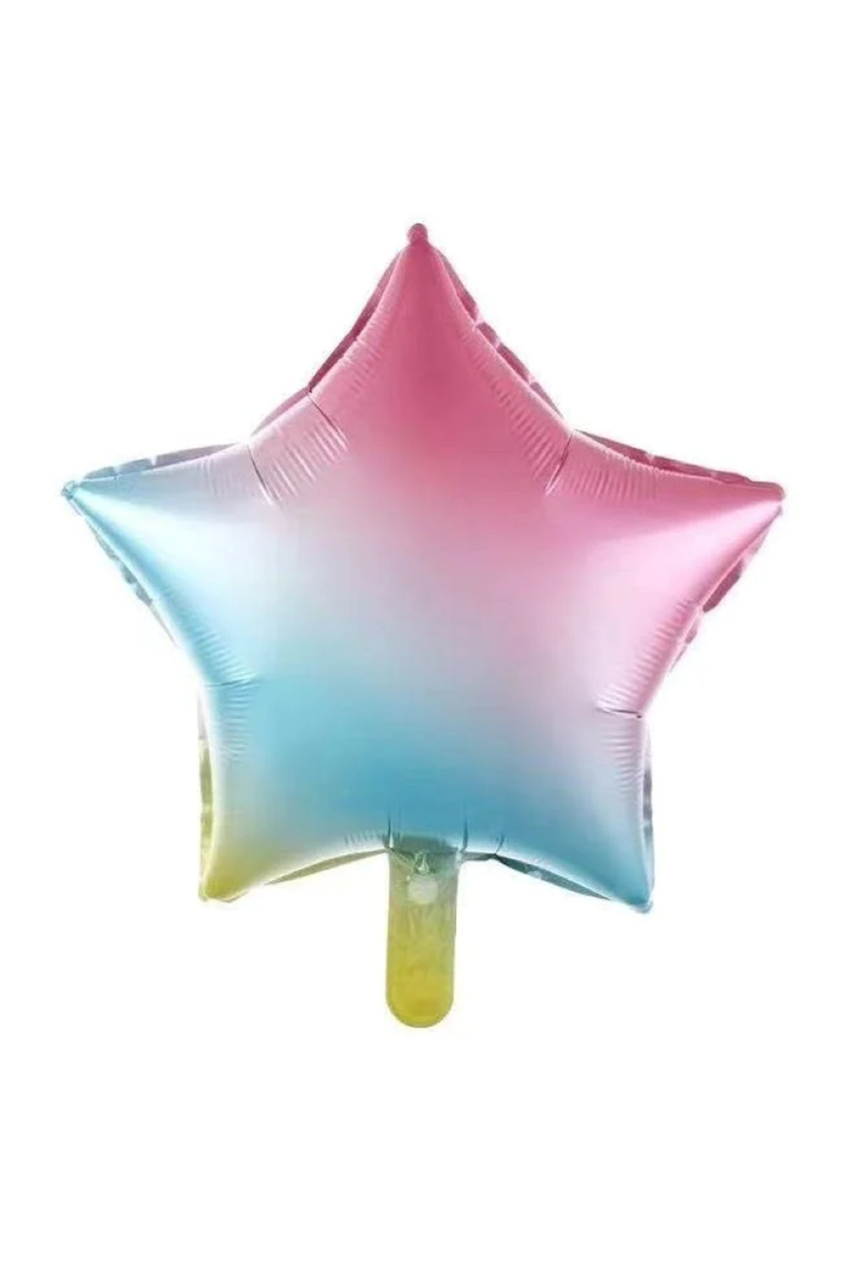 Gökkuşağı Renkli 18" Yıldız Folyo Balon