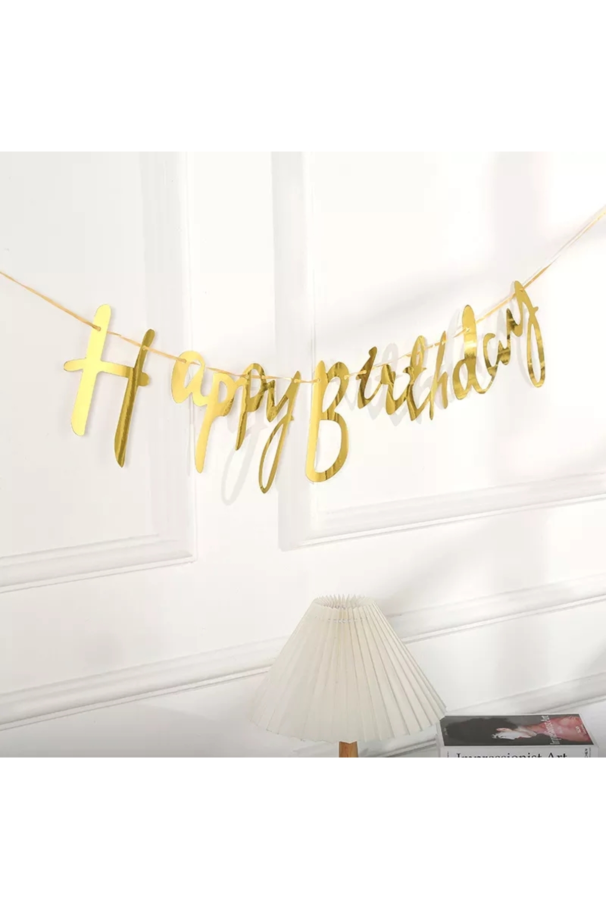 Happy Birthday Yazılı Parti Bannerı – Doğum Günlerinize Renk Katın!