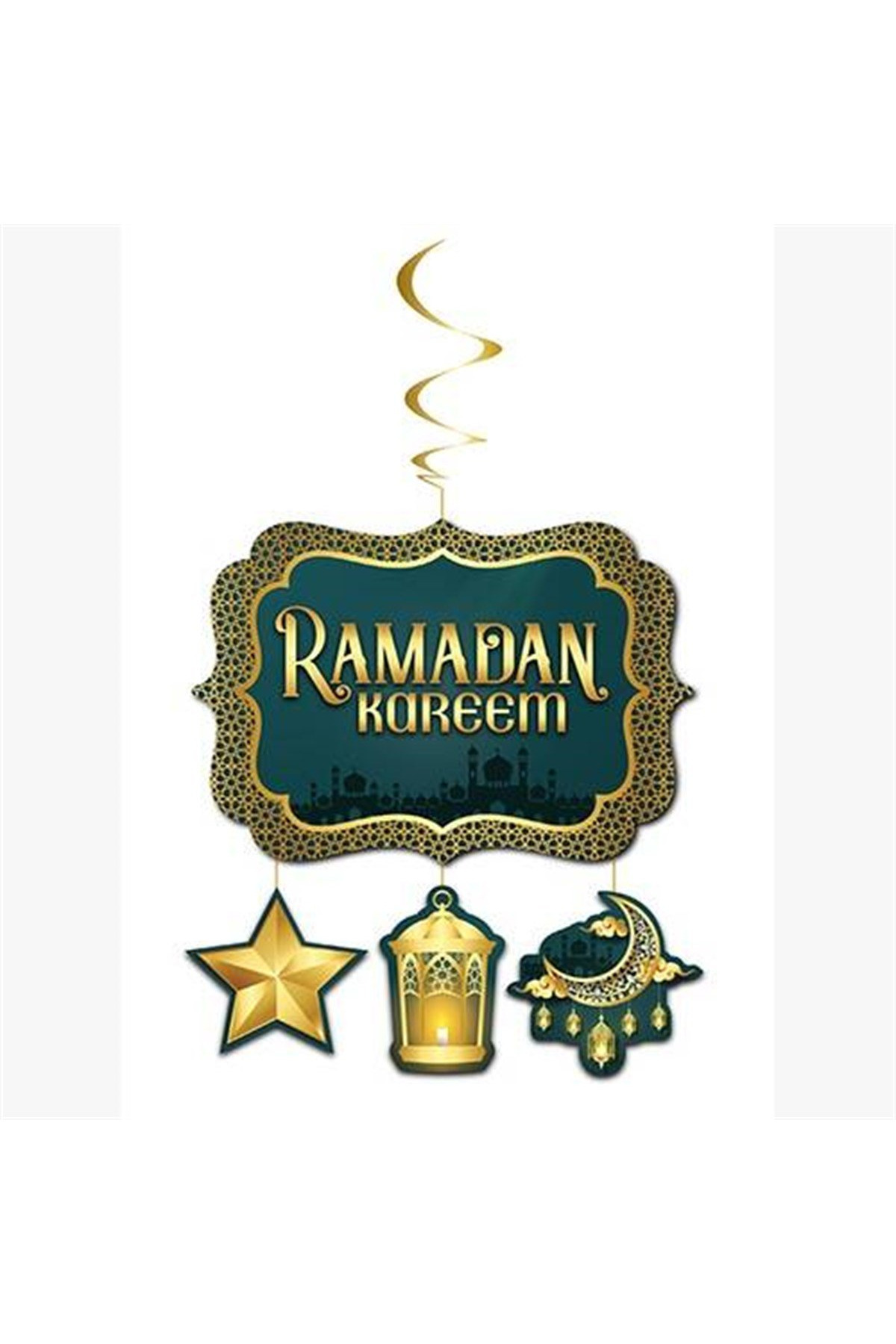 Hoşgeldin ya şehri ramazan Tavan Sarkıt Süsü Ramazan Bayramı 130x33 Cm Islam dini