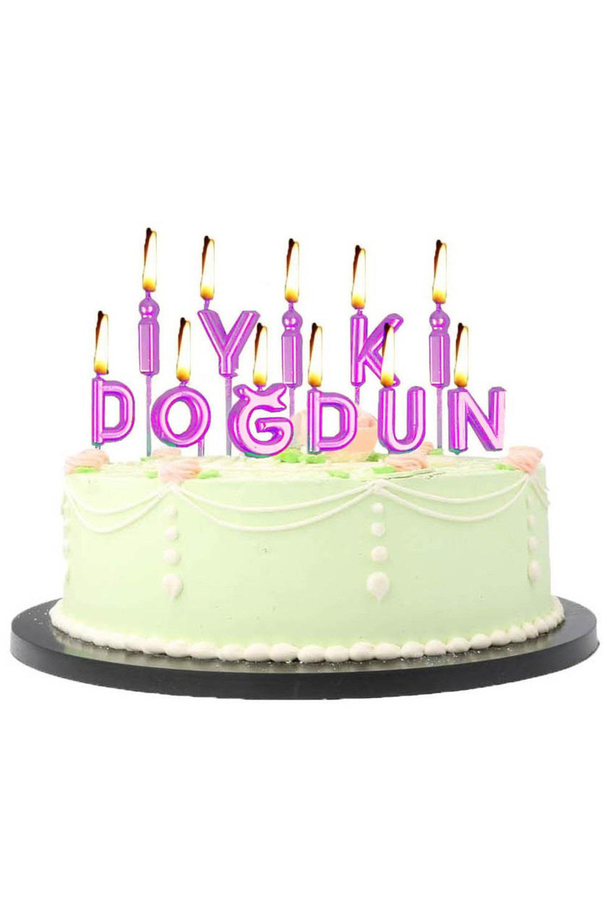 iyi ki doğdun Pembe Doğum günü Pasta mumu iyiki doğdun mum yaş günü