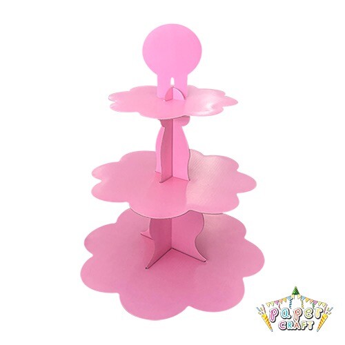 Kek Standı Düz Pembe