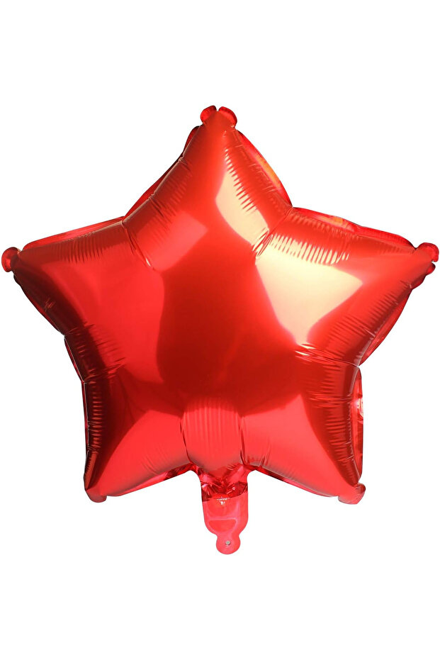 Kırmızı Yıldız Folyo Balon 45cm
