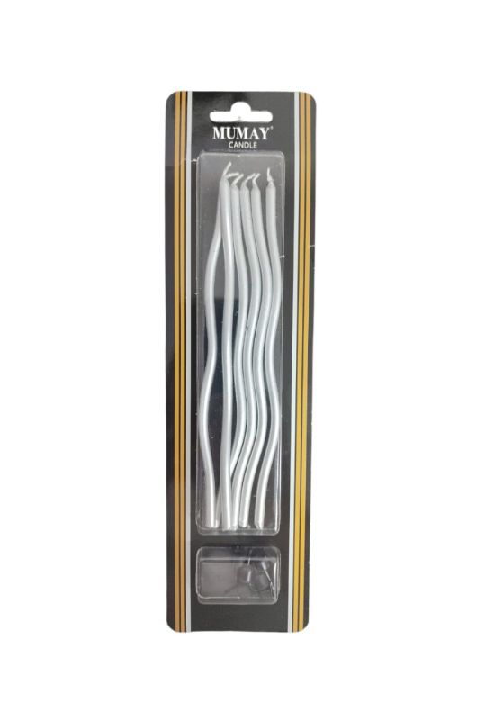 Kıvrımlı Silver Mum