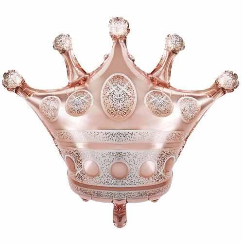 Kral Taç Rosegold Folyo Balon 73*69