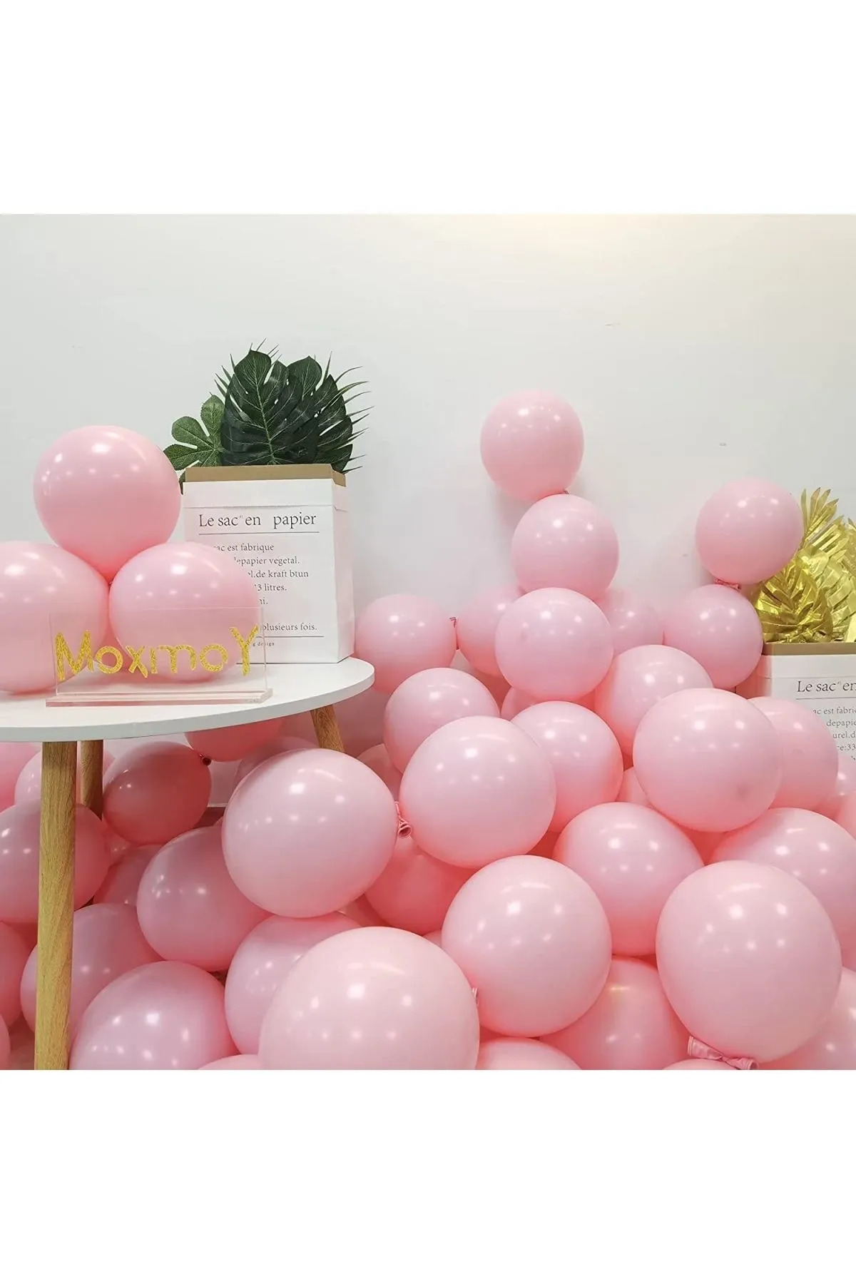 Makaron Pembe Balon 10inc (100) Adet