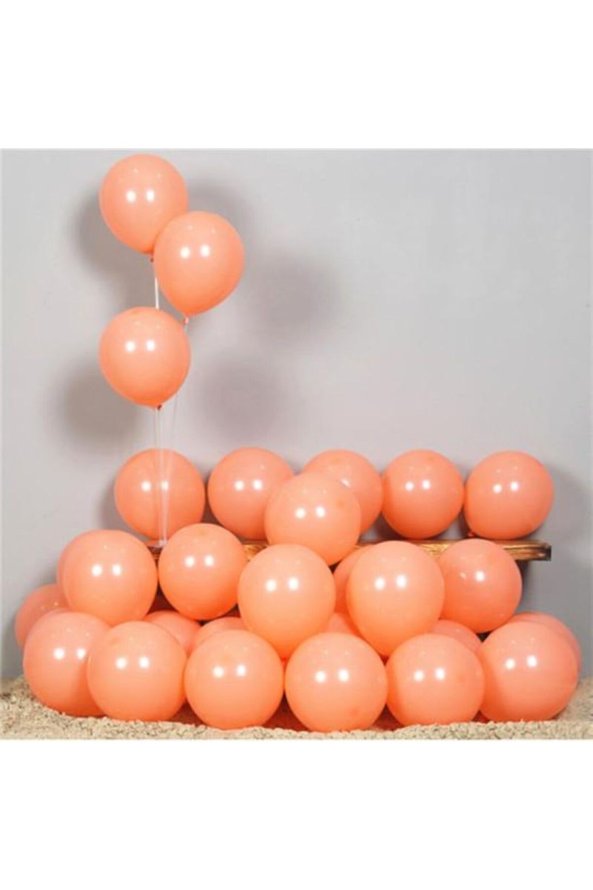 Makaron Turuncu Balon 10inc (100) Adet