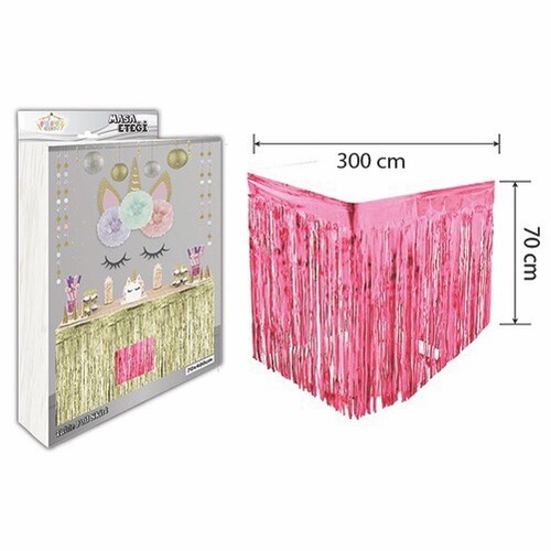 Masa Eteği Fuşya 300*70 Cm