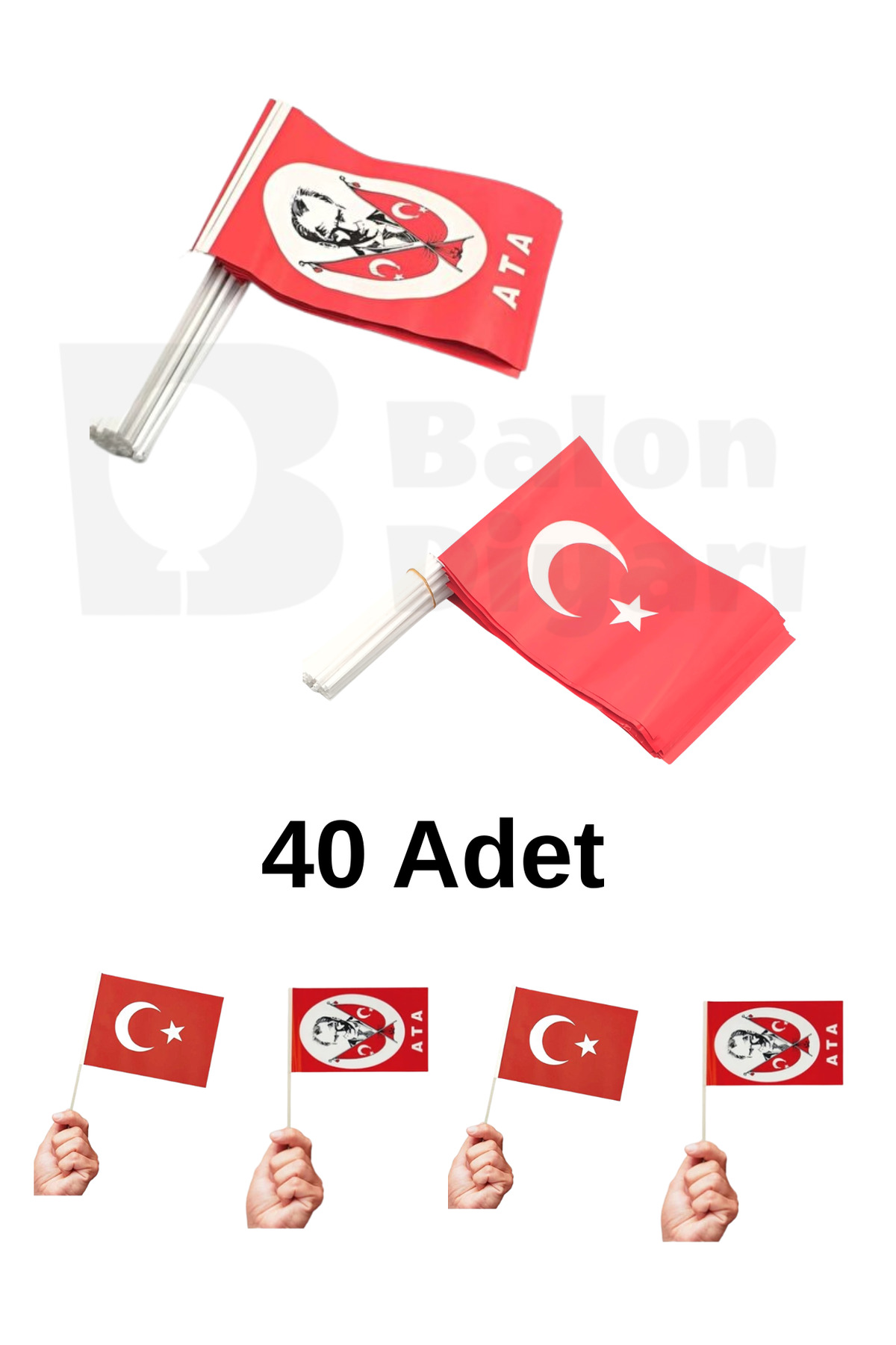 Milli Bayram 23 nisan Süsleme Paketi Bayrak Türk Bayrak Flama atatürk