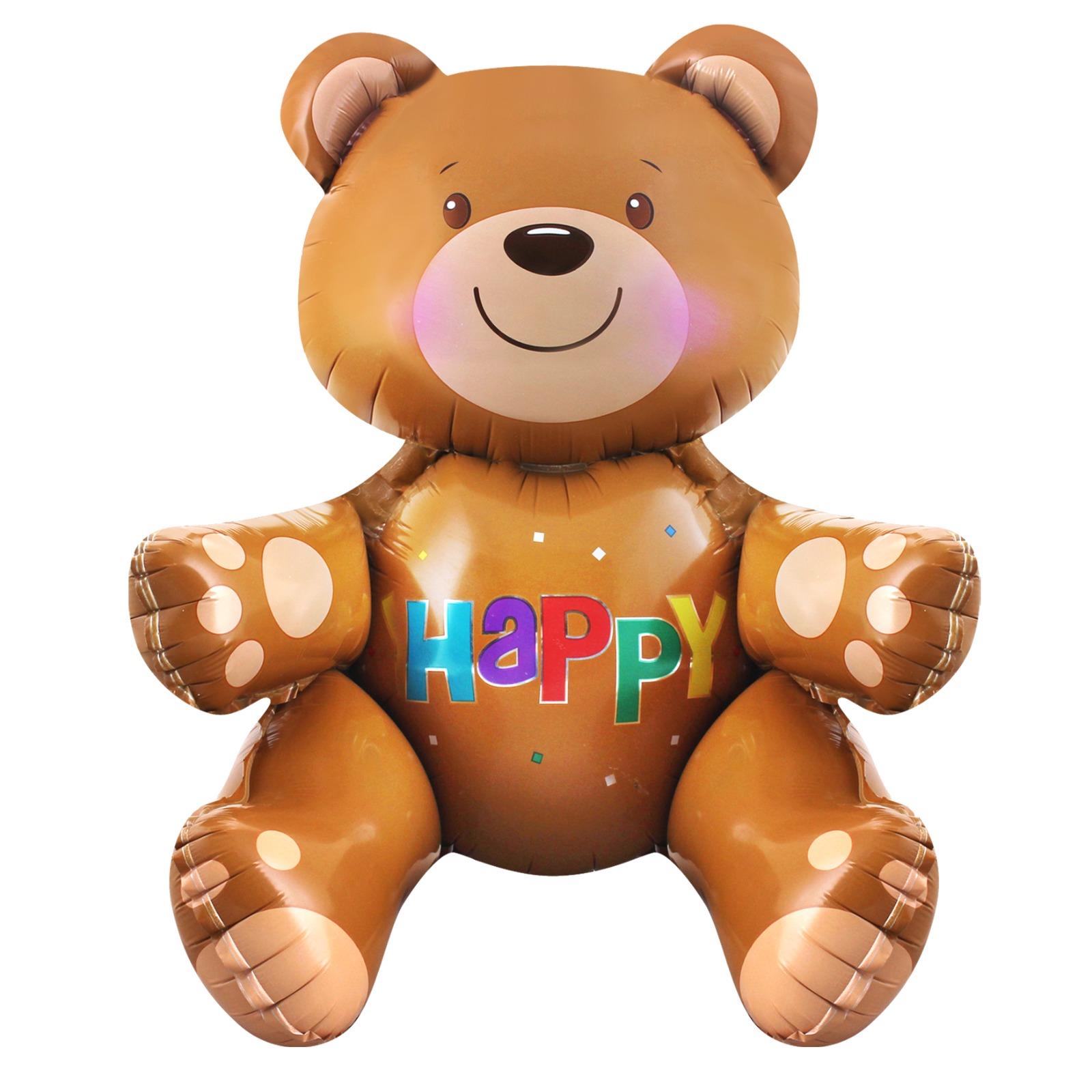 Oturan Ayı Folyo Balon 77*70