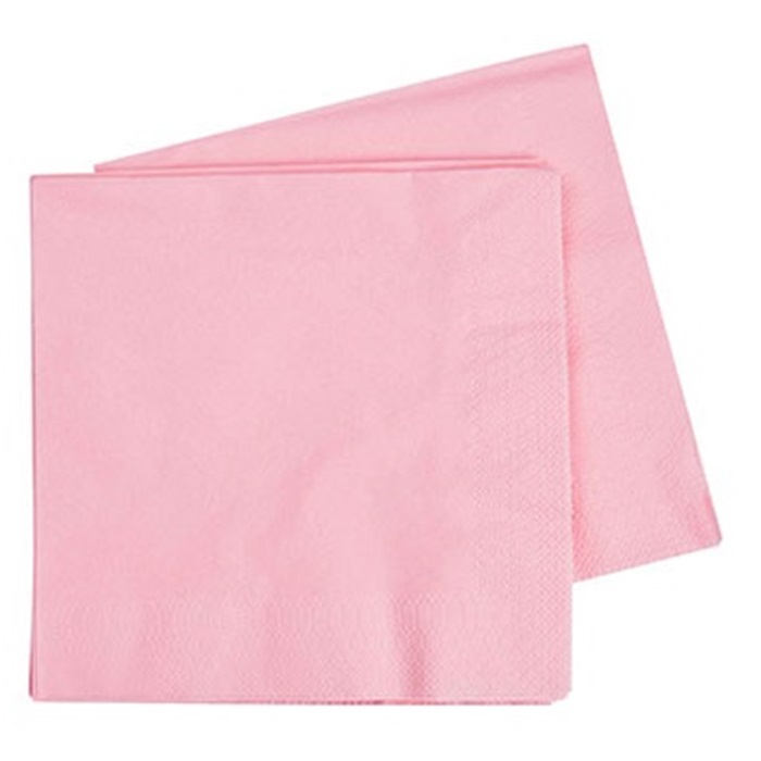 Peçete Düz Pembe 16'lı