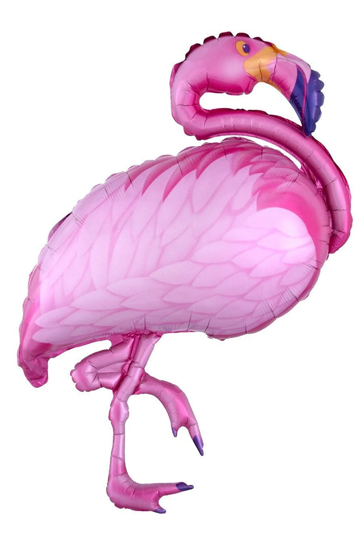 Pembe Ayaklı Flamingo Folyo Balon – Tropikal Eğlence!