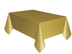 Plastik Masa Örtüsü Düz Gold