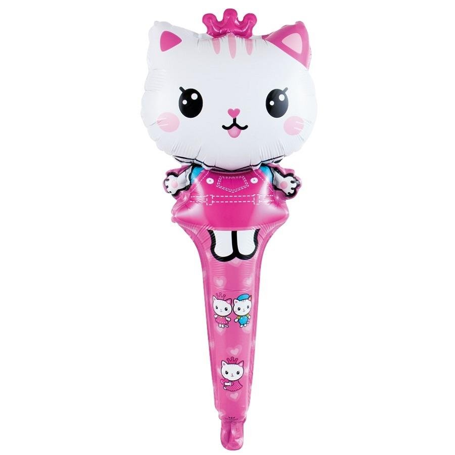 Saplı Hello Kitty Folyo Balon 26*62