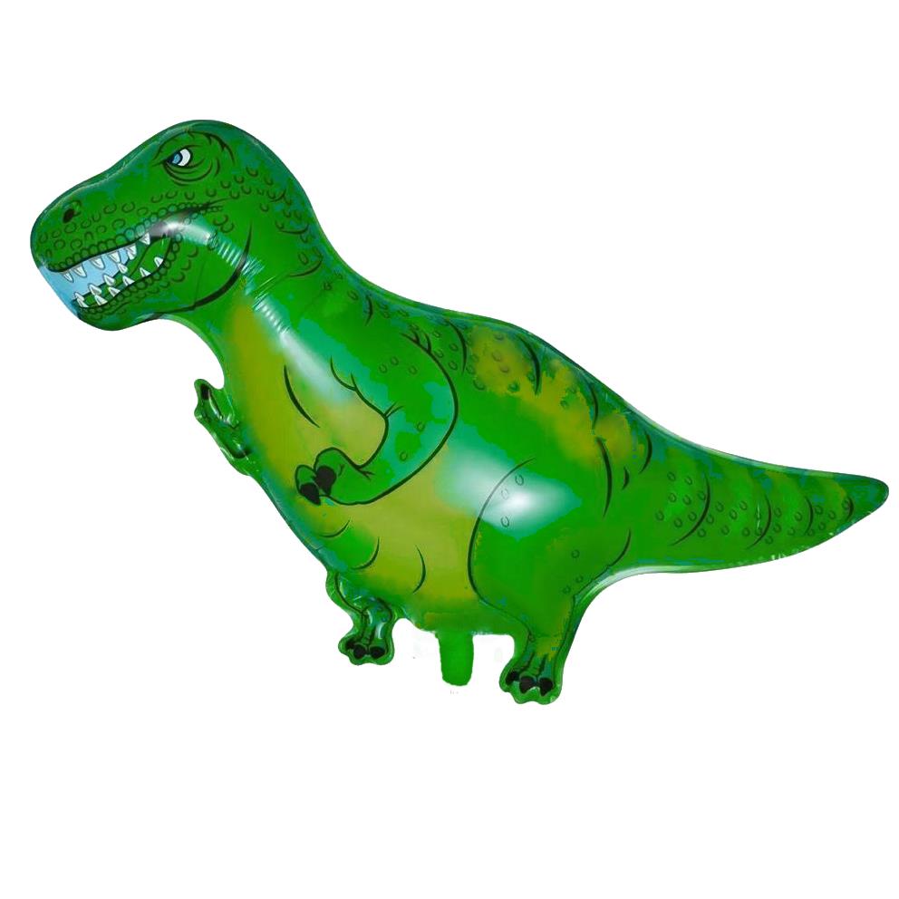 T-Rex Jurassic Dinazor Yeşil Folyo Balon 104*77