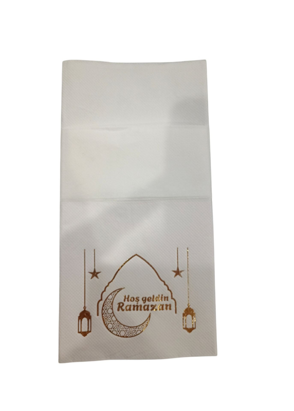 Yaldızlı Sunum Peçete Ramazan Hoşgeldin 12'li