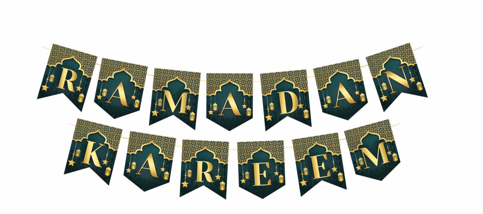 Zikzak Banner Ramadan Kareem